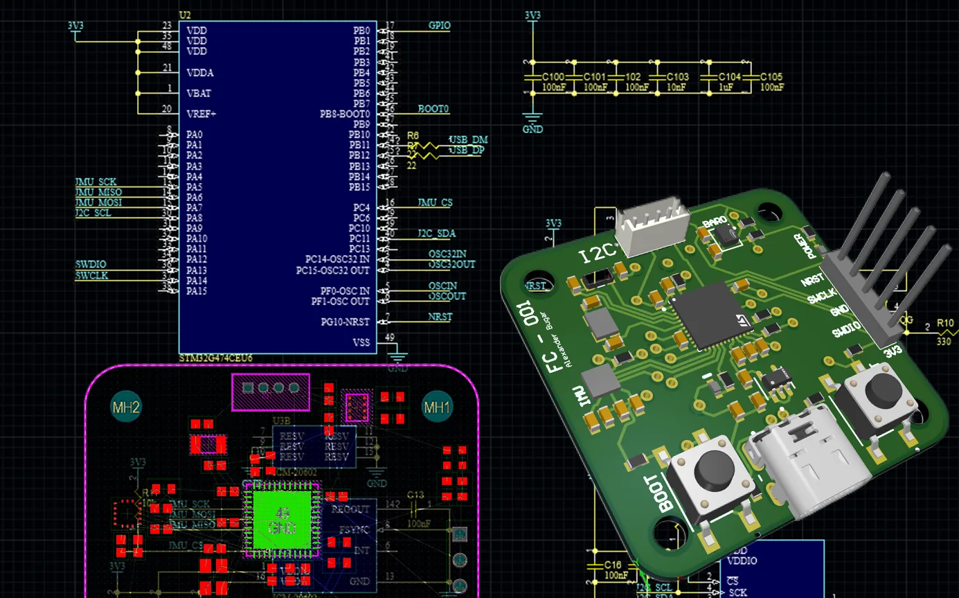 Custom STM32 flight controller